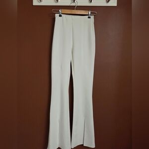 Elegant White Flare Pants
